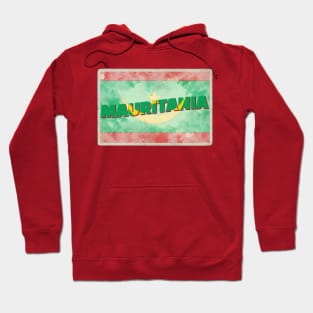 Mauritania Vintage style retro souvenir Hoodie